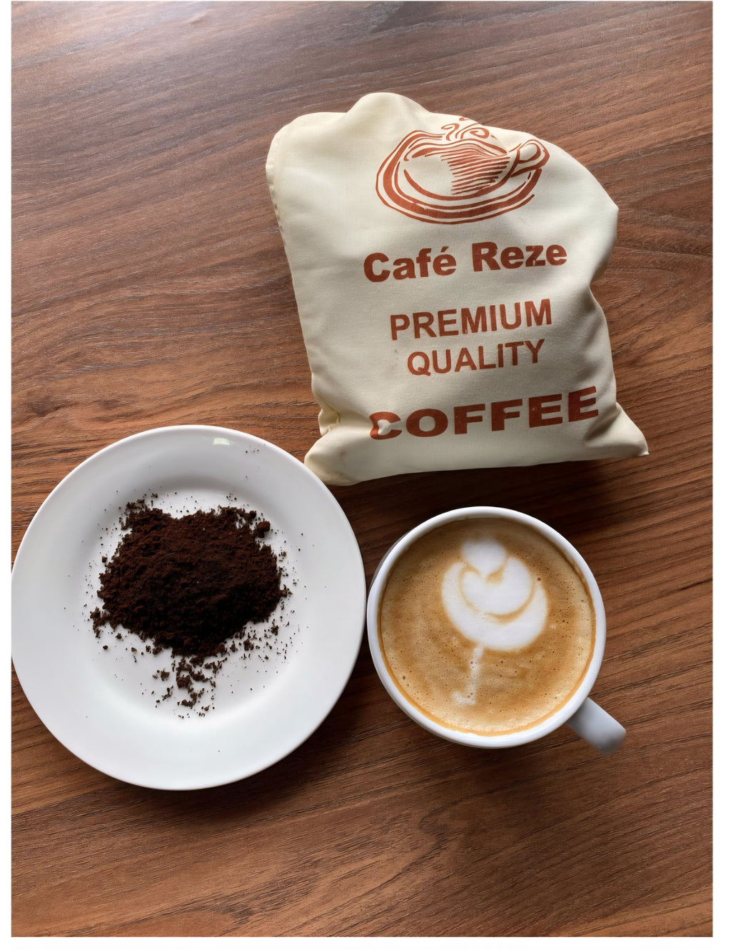 Ugandan coffee powder.